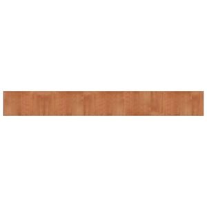 vidaXL Rug Brown Bamboo, Polypropylene 23.6x196.9 in Non-slip Rug