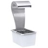 vidaXL Garden Fountain Silver Brushed Stainless Steel (SS 304) Standard