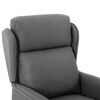 vidaXL Massage Chair Light gray 67.5 x 93.5 x 101.5 cm fabric