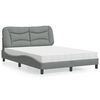 vidaXL Bed Light grey