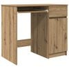 vidaXL Desk Artisan oak Engineered wood Medium Desk Rectangular