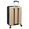 vidaXL Suitcase Folding Champagne 43 x 27 x 66 cm ABS Plastic