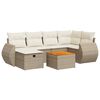 vidaXL Garden Sofa Set Beige & Cream White