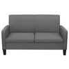 vidaXL Sofa Dark Grey Fabric, Foam, Pinewood 2-seater and 3-seater