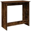 vidaXL Desk Smoked oak Engineered wood Standard Desk Rectangular