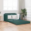 vidaXL Sofa Bed Dark Green 48.82 x 27.95 x 30.71 in Velvet