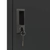 vidaXL Locker Cabinet Anthracite Steel Tall Locker Cabinet Rectangular
