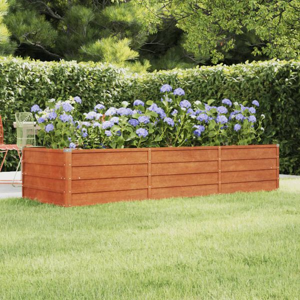 vidaXL Garden Raised Bed Rusty Corten steel Large Durable