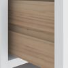 vidaXL Hallway Bench White Solid Pinewood, Engineered Wood Medium