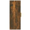 vidaXL Wall Cabinet Smoked Oak Engineered Wood Medium Wall Mounted