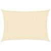 vidaXL Sunshade Sail 1.75 oz/ft² Cream 11.5x14.8' HDPE