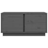 vidaXL Coffee Table Gray Solid pine wood 31.5 x 19.7 x 15.7 in