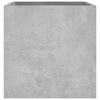 vidaXL Planter Box Concrete grey Engineered wood Medium