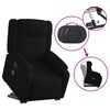 vidaXL Stand Up Massage Recliner Chair Black