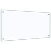 vidaXL Kitchen Backsplash Transparent 31.5"x15.7" Tempered Glass