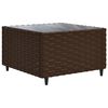 vidaXL Patio Lounge Set Brown, Cinnamon Red