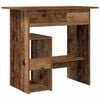 vidaXL Desk Old wood Engineered wood Medium Storage Desk Rectangular