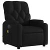 vidaXL Electric Massage Recliner Chair Black