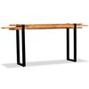 vidaXL Console Table Multicolour Solid reclaimed wood, Cast iron Large