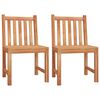 vidaXL Garden Dining Set Natural teak color