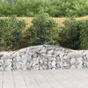vidaXL Gabion Basket Silver Galvanized Iron Extra Large