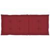 vidaXL Patio Chairs 6 pcs with Wine Red Cushions Solid Teak Wood