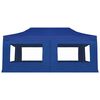 vidaXL Party Tent Blue Aluminum alloy, Oxford fabric with PVC coating
