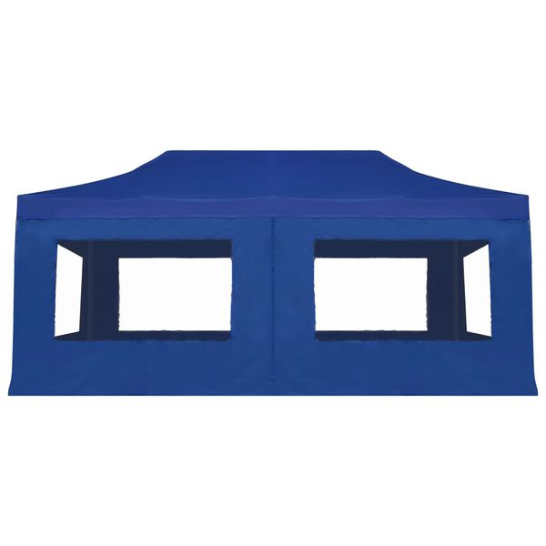 vidaXL Party Tent Blue Aluminum alloy, Oxford fabric with PVC coating