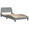 vidaXL Bed Frame Light grey