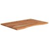 vidaXL Desk Top Natural Wood Solid Acacia wood 39.4 x 23.6 in Durable