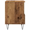 vidaXL Bedside Cabinet Old wood Engineered wood, metal 15.7x13.8x19.7 in