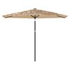 vidaXL Garden Parasol Brown