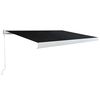 Awning Manual White 137.80" x 98.43" Metal