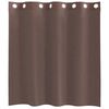 vidaXL Voile Curtains with Grommets 2 pcs Brown 55.1x55.1"