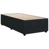 vidaXL Bed Frame Black Velvet Twin Bed Frame Rectangular Modern