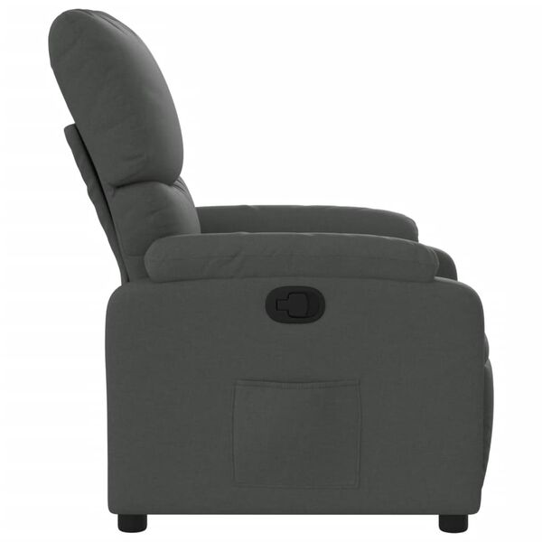 vidaXL Recliner Chair Dark Grey