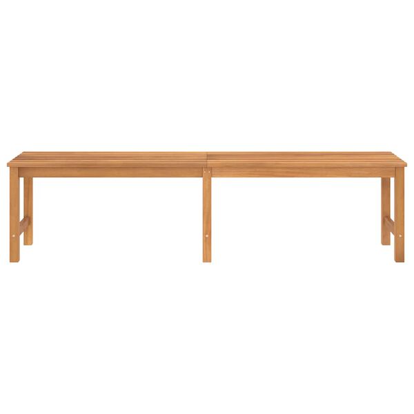 vidaXL Garden Bench Warm Teak Solid Teak Wood 70.9 in length Durable
