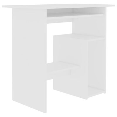vidaXL Desk White 31.5"x17.7"x29.1" Engineered Wood