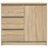 vidaXL Sideboard Sonoma oak Engineered wood Medium Sideboard