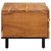 vidaXL Coffee Table Natural Solid Acacia wood, Engineered wood, Iron