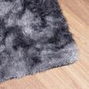 vidaXL Shaggy Rug Dark Grey Polyester 78.7 x 78.7 in Foldable