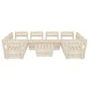 vidaXL Garden Lounge Set Natural Wood Treated spruce wood Modular