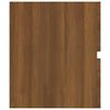 vidaXL Sink Cabinet Brown Oak Engineered Wood Medium Sink Cabinet