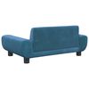 vidaXL Dog Bed Blue 70x45 x 13.0 " Velvet