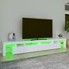 vidaXL TV Cabinet White Engineered Wood Large TV Cabinet Rectangular