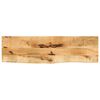 vidaXL Table Top Natural wood Solid rough mango wood 47.2 x 11.8 in