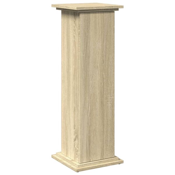 vidaXL Display Stand Sonoma Oak Engineered Wood 12.2 x 11.8 x 35.4 in
