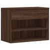 vidaXL Shoe Bench Brown Oak Engineered wood 23.6 x 11.8 x 17.7 in