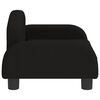 vidaXL Kids Sofa Black Fabric (100% polyester), Pine wood, Foam Mini