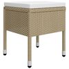 vidaXL Dining Set Beige, Cream White